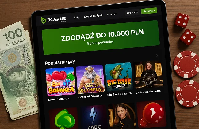 BC Game Poland first deposit with crypto payment options